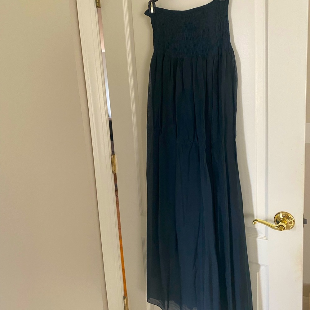 Aquavita resort navy blue maxi dress